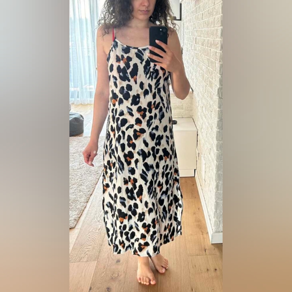 Leopard Print Sleeveless Dress